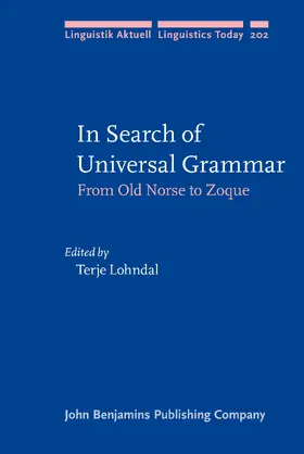 Lohndal |  In Search of Universal Grammar | Buch |  Sack Fachmedien