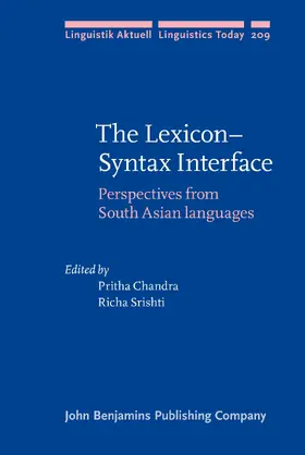 Chandra / Srishti |  The Lexicon–Syntax Interface | Buch |  Sack Fachmedien