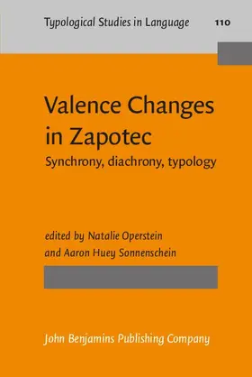 Operstein / Sonnenschein |  Valence Changes in Zapotec | eBook | Sack Fachmedien