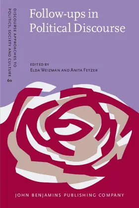 Weizman / Fetzer |  Follow-ups in Political Discourse | eBook | Sack Fachmedien