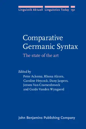 Ackema / Alcorn / Heycock |  Comparative Germanic Syntax | eBook | Sack Fachmedien
