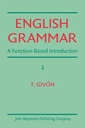 Givón / Givon |  English Grammar | eBook | Sack Fachmedien