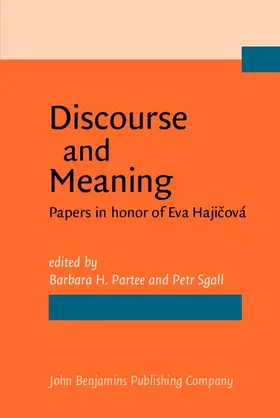 Partee / Sgall |  Discourse and Meaning | eBook | Sack Fachmedien