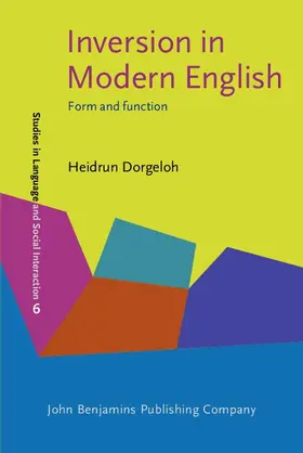 Dorgeloh |  Inversion in Modern English | eBook | Sack Fachmedien