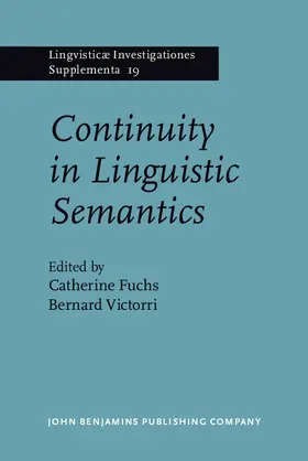 Fuchs / Victorri |  Continuity in Linguistic Semantics | eBook | Sack Fachmedien
