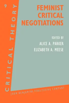 Parker / Meese |  Feminist Critical Negotiations | eBook | Sack Fachmedien