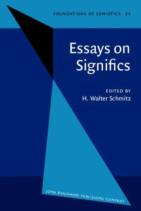 Schmitz |  Essays on Significs | eBook | Sack Fachmedien