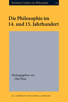 Pluta |  Die Philosophie im 14. und 15. Jahrhundert | eBook | Sack Fachmedien