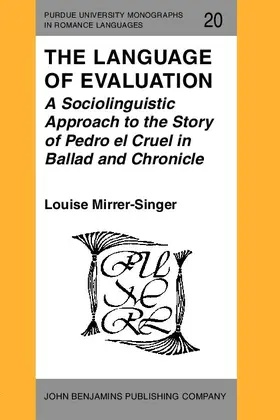 Mirrer-Singer |  The Language of Evaluation | eBook | Sack Fachmedien