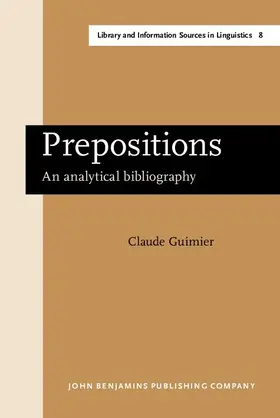Guimier |  Prepositions | eBook | Sack Fachmedien