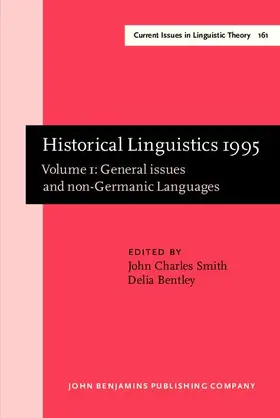 Smith / Bentley |  Historical Linguistics 1995 | eBook | Sack Fachmedien