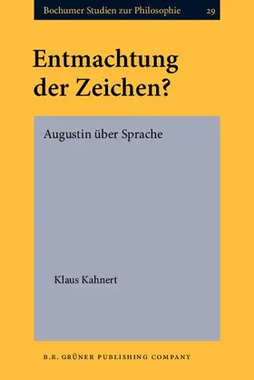 Kahnert |  Entmachtung der Zeichen? | eBook | Sack Fachmedien
