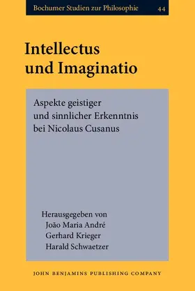 André / Andre / Krieger |  Intellectus und Imaginatio | eBook | Sack Fachmedien