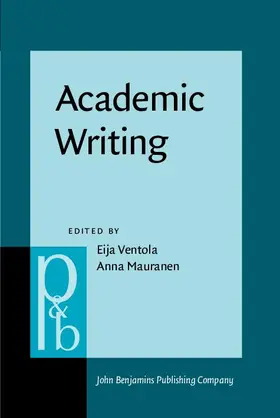 Ventola / Mauranen |  Academic Writing | eBook | Sack Fachmedien