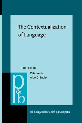 Auer / Di Luzio |  The Contextualization of Language | eBook | Sack Fachmedien