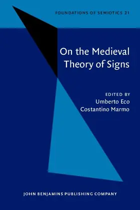 Eco / Marmo |  On the Medieval Theory of Signs | eBook | Sack Fachmedien