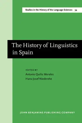 Quilis Morales / Niederehe |  The History of Linguistics in Spain | eBook | Sack Fachmedien