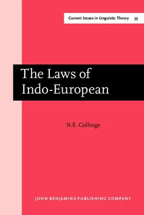Collinge |  The Laws of Indo-European | eBook | Sack Fachmedien
