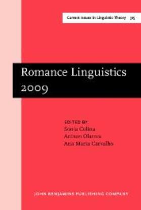 Colina / Olarrea / Carvalho |  Romance Linguistics 2009 | eBook | Sack Fachmedien