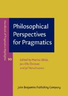 Sbisà / Sbisa / Östman |  Philosophical Perspectives for Pragmatics | eBook | Sack Fachmedien