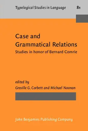 Corbett / Noonan |  Case and Grammatical Relations | eBook | Sack Fachmedien
