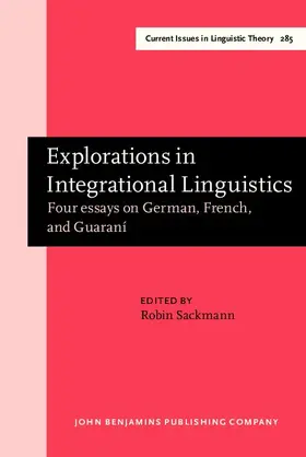 Sackmann |  Explorations in Integrational Linguistics | eBook | Sack Fachmedien