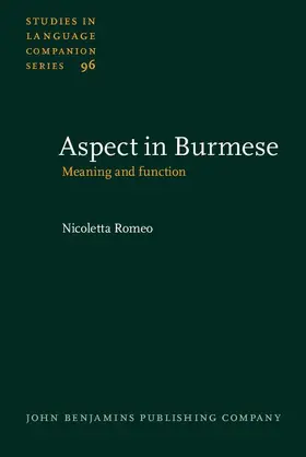 Romeo |  Aspect in Burmese | eBook | Sack Fachmedien