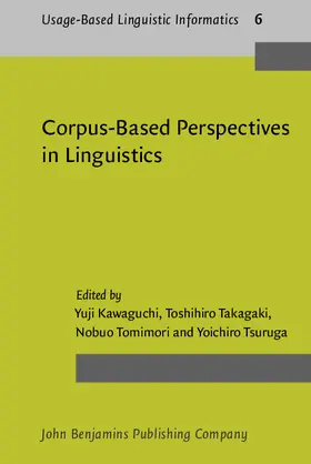 Kawaguchi / Takagaki / Tomimori |  Corpus-Based Perspectives in Linguistics | eBook | Sack Fachmedien