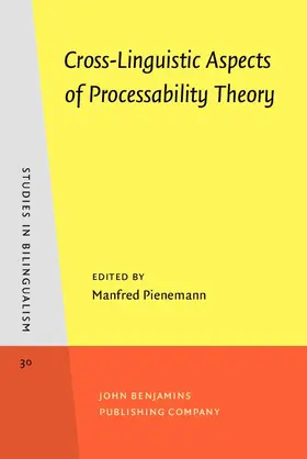 Pienemann |  Cross-Linguistic Aspects of Processability Theory | eBook | Sack Fachmedien