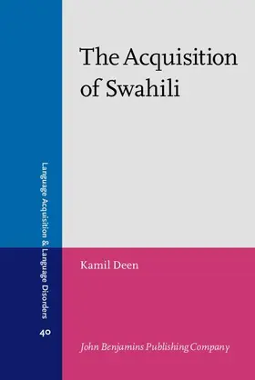 Deen |  The Acquisition of Swahili | eBook | Sack Fachmedien