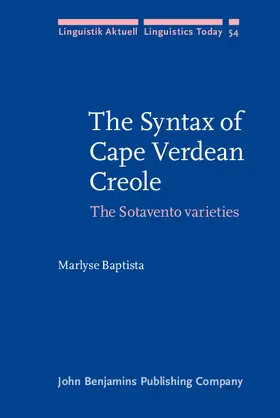 Baptista |  The Syntax of Cape Verdean Creole | eBook | Sack Fachmedien