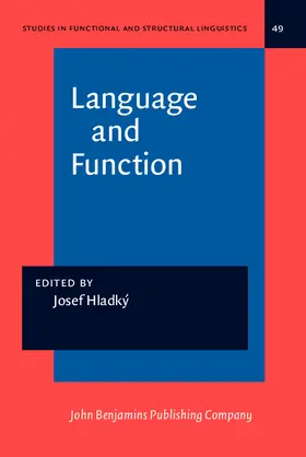 Hladký / Hladky |  Language and Function | eBook | Sack Fachmedien