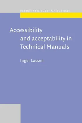 Lassen |  Accessibility and Acceptability in Technical Manuals | eBook | Sack Fachmedien