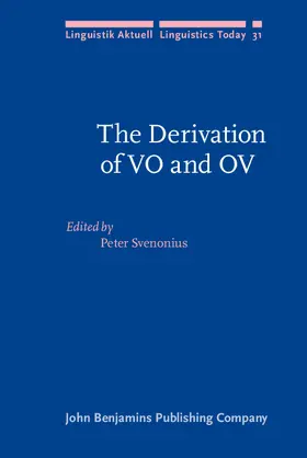 Svenonius |  The Derivation of VO and OV | eBook | Sack Fachmedien