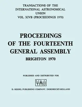 de Jager / Jappel |  Transactions of the International Astronomical Union | Buch |  Sack Fachmedien