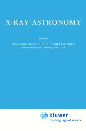 Gursky / Giacconi |  X-Ray Astronomy | Buch |  Sack Fachmedien
