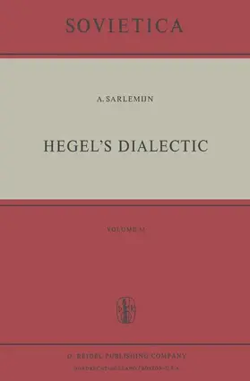 Sarlemijn |  Hegel's Dialectic | Buch |  Sack Fachmedien