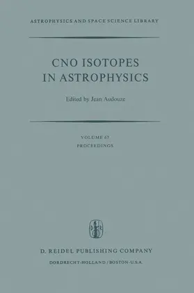 Audouze |  Cno Isotopes in Astrophysics | Buch |  Sack Fachmedien
