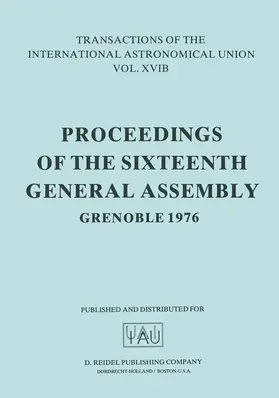Müller / Jappel |  Transactions of the International Astronomical Union | Buch |  Sack Fachmedien