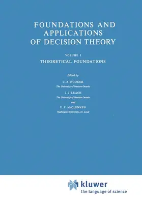 Hooker / McClennen / Leach |  Foundations and Applications of Decision Theory | Buch |  Sack Fachmedien