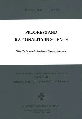 Radnitzky / Wartofsky / Andersson |  Progress and Rationality in Science | Buch |  Sack Fachmedien