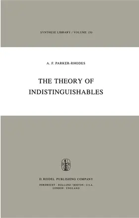 Parker-Rhodes |  The Theory of Indistinguishables | Buch |  Sack Fachmedien