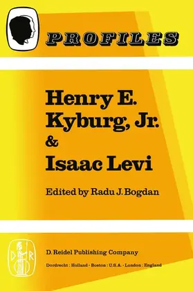 Bogdan |  Henry E. Kyburg, Jr. & Isaac Levi | Buch |  Sack Fachmedien