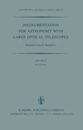 Humphries |  Instrumentation for Astronomy with Large Optical Telescopes | Buch |  Sack Fachmedien