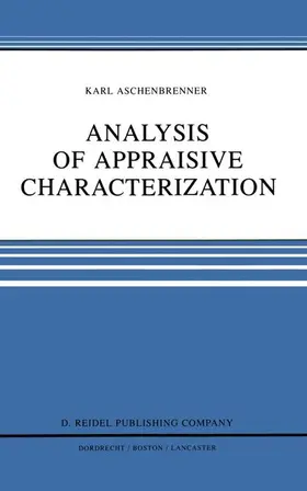 Aschenbrenner |  Analysis of Appraisive Characterization | Buch |  Sack Fachmedien