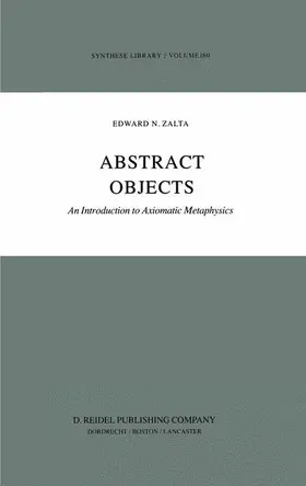 Zalta |  Abstract Objects | Buch |  Sack Fachmedien