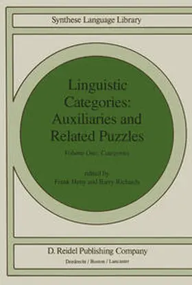 Richards / Heny |  Linguistic Categories: Auxiliaries and Related Puzzles | Buch |  Sack Fachmedien