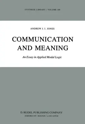 Jones |  Communication and Meaning | Buch |  Sack Fachmedien