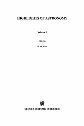 West |  Highlights of Astronomy | Buch |  Sack Fachmedien