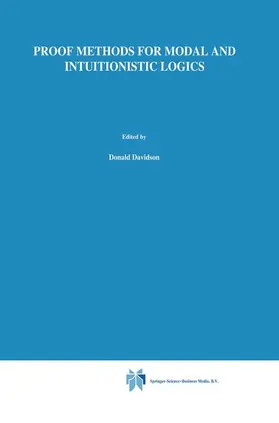 Fitting |  Proof Methods for Modal and Intuitionistic Logics | Buch |  Sack Fachmedien